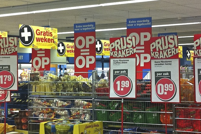 prijskrakers op=op
