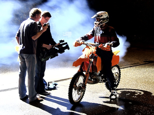 stuntman op het mediapark