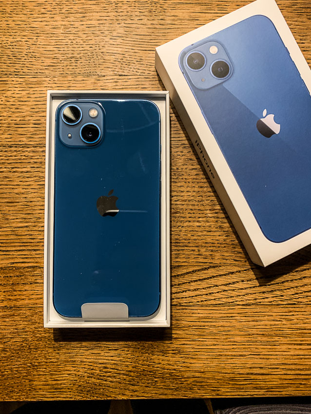 iPhone 13, laatste foto met XS