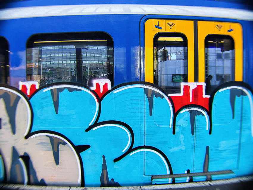 trein graffiti
