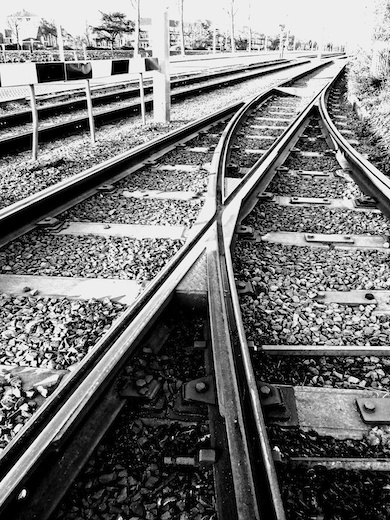 tramrails, delftweg